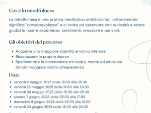 Corso | Mindfulness, maggio 2025